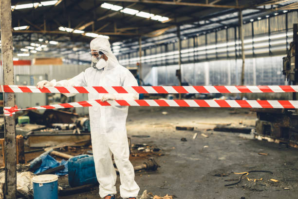 Professional Biohazard technician working in Saratoga Springs, UT